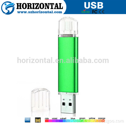 Best promotional gift customized logo colorful OTG mobile phone usb pen drive 4GB 8GB 16GB
